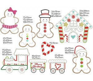 Stickserie - Gingerbread Christmas